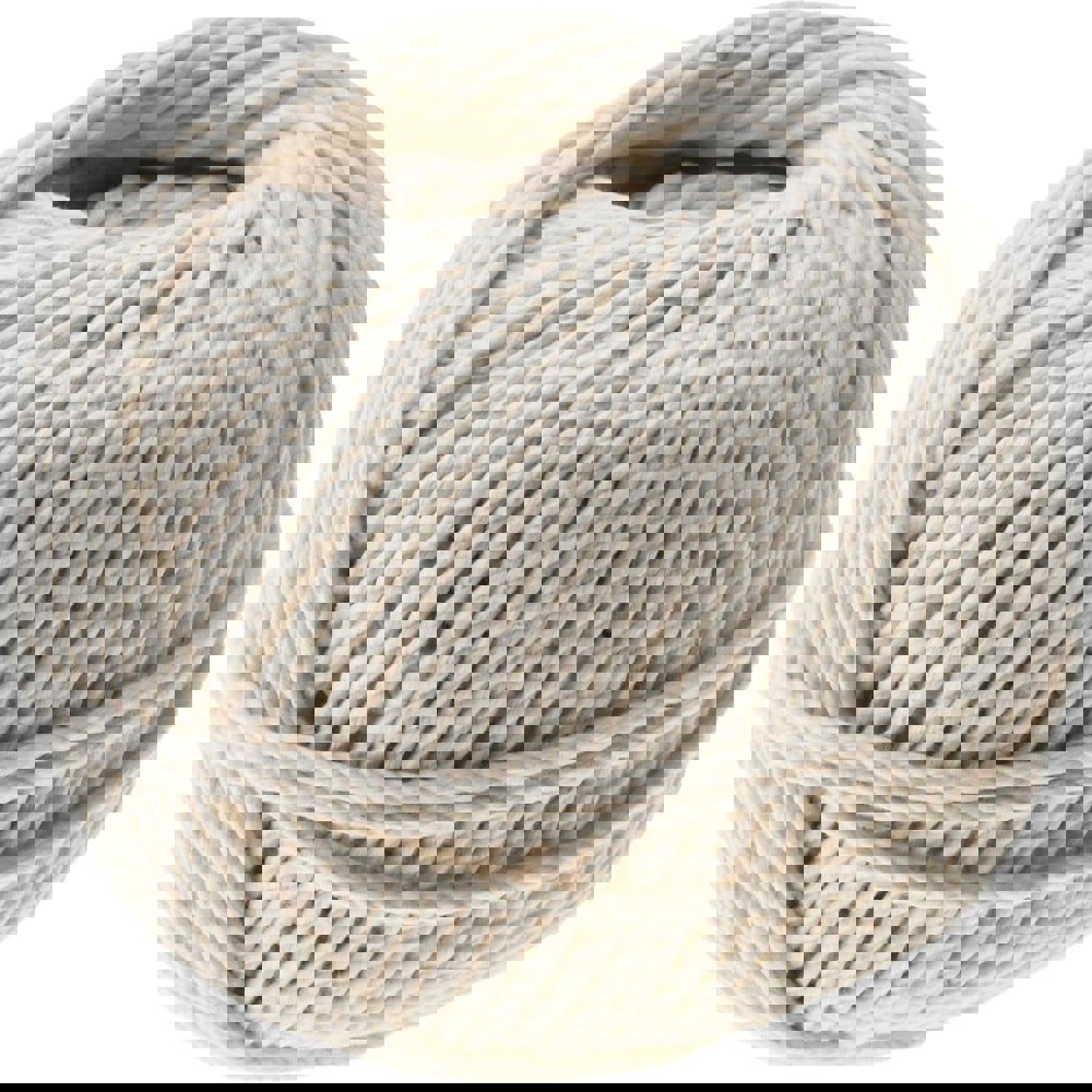 Cable-Cord Twine: #36 Twine Dia, Cotton, Natural Color