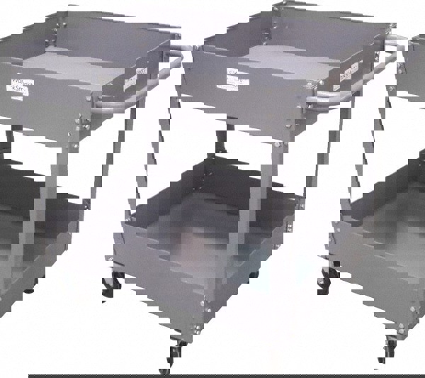 Service Utility Cart: Steel, Gray