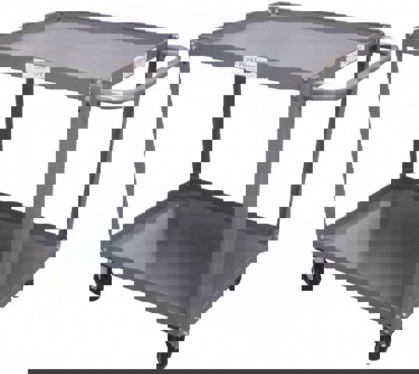 Service Utility Cart: Steel, Gray