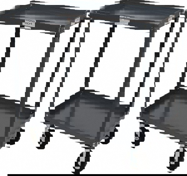 Service Utility Cart: Steel, Gray