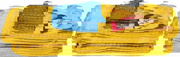 Flat Eye & Eye, Type 3 Web Sling: 12' Long, Polyester