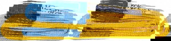 Flat Eye & Eye, Type 3 Web Sling: 12' Long, Polyester