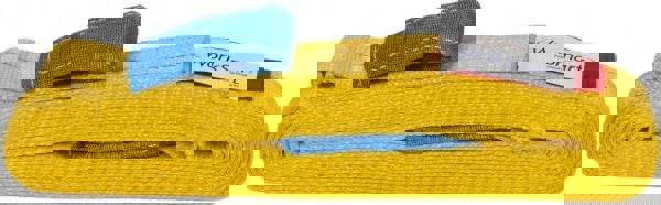 Flat Eye & Eye, Type 3 Web Sling: 12' Long, Polyester