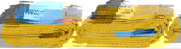 Flat Eye & Eye, Type 3 Web Sling: 14' Long, Polyester