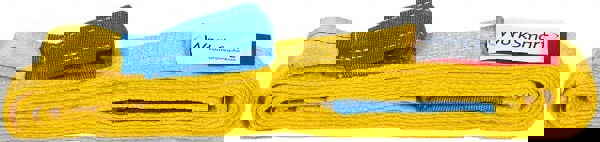 Twisted Eye & Eye, Type 4 Web Sling: 12' Long, Polyester