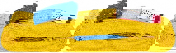 Twisted Eye & Eye, Type 4 Web Sling: 20' Long, Polyester