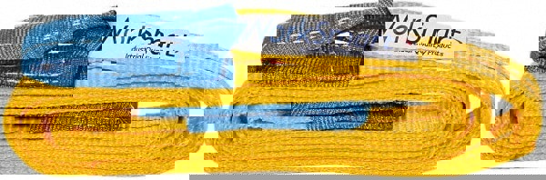 Twisted Eye & Eye, Type 4 Web Sling: 6' Long, Polyester