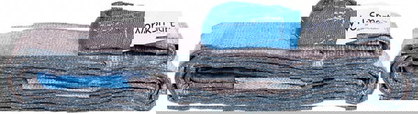 Flat Eye & Eye, Type 3 Web Sling: 16' Long, Polyester