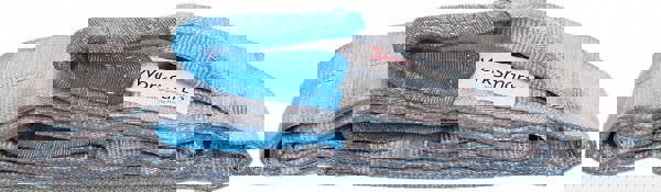 Flat Eye & Eye, Type 3 Web Sling: 8' Long, Polyester