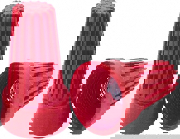 Standard Twist-On Wire Connector: Red, Flame-Retardant, 2 AWG