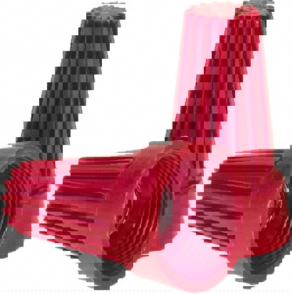 Standard Twist-On Wire Connector: Red, Flame-Retardant, 2 AWG