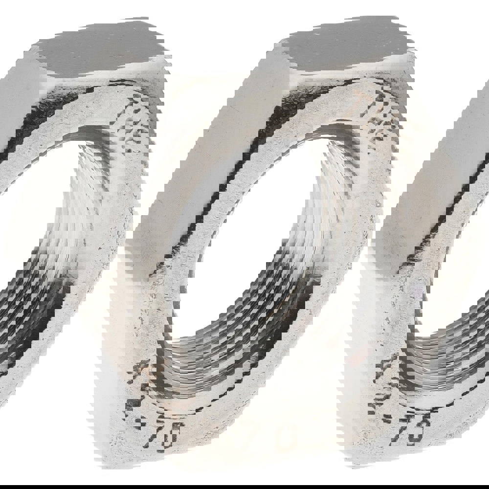 Hex Nut: M16 x 2, Grade 18-8 & Austenitic Grade A2 Stainless Steel, Uncoated