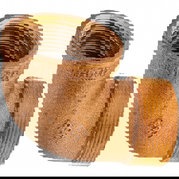 Brass Pipe 90 ° Street Elbow: 1-1/2