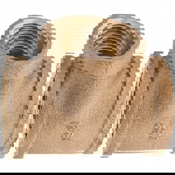 Brass Pipe Tee: 1-1/2