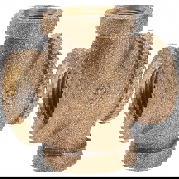 Brass Pipe Cross: 3/8