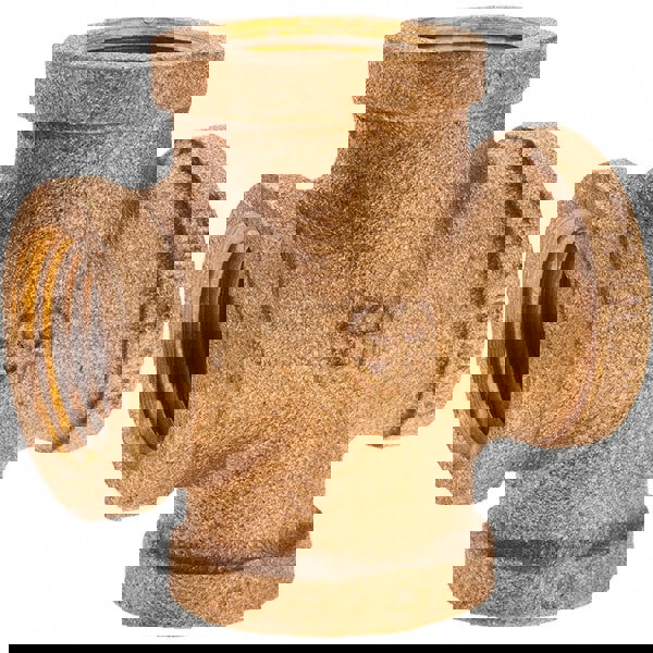 Brass Pipe Cross: 1/2