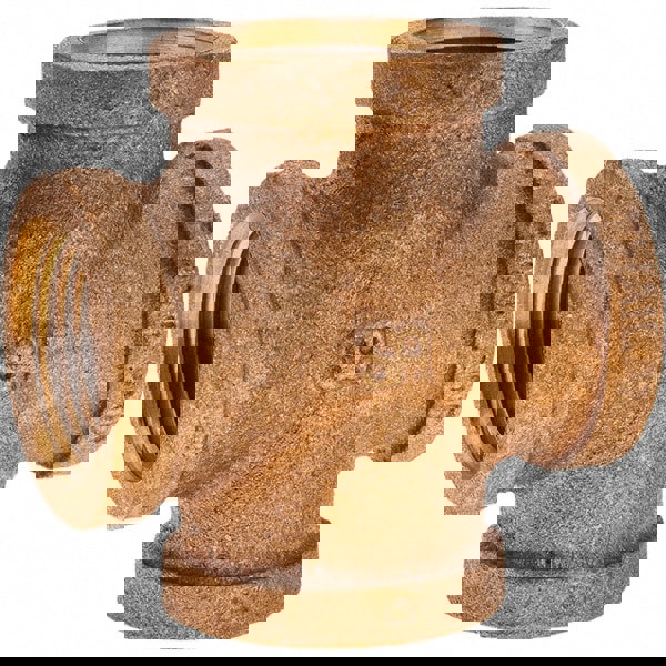 Brass Pipe Cross: 3/4