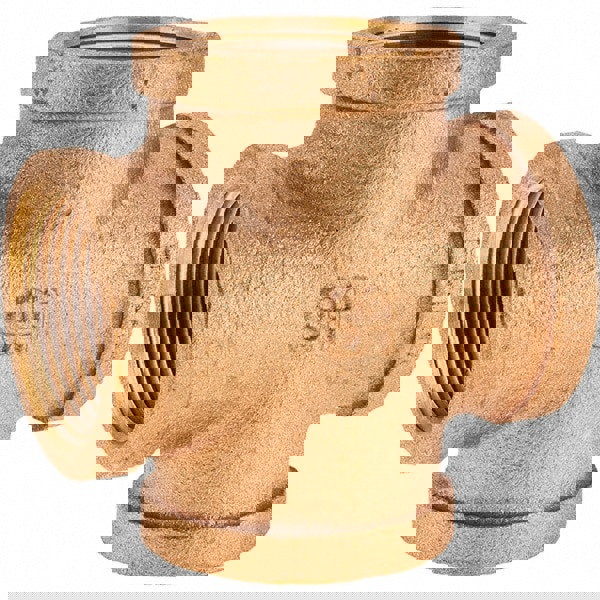 Brass Pipe Cross: 1-1/4