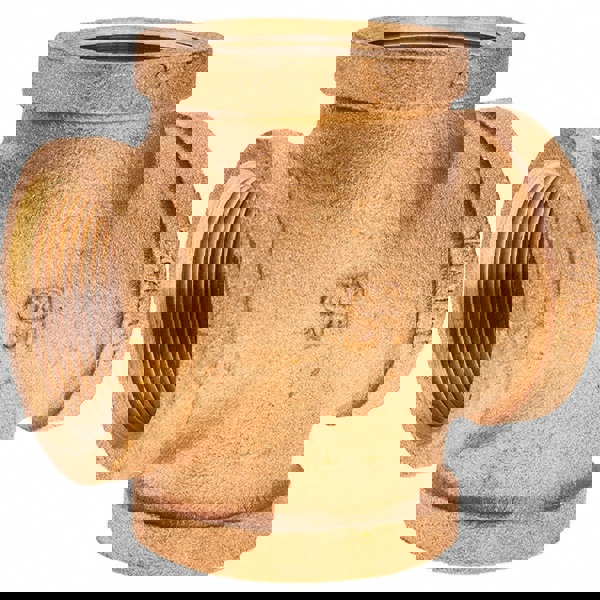 Brass Pipe Cross: 1-1/2