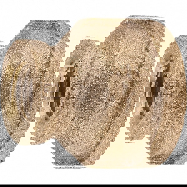 Brass Pipe Reducing Coupling: 1/2 x 1/4