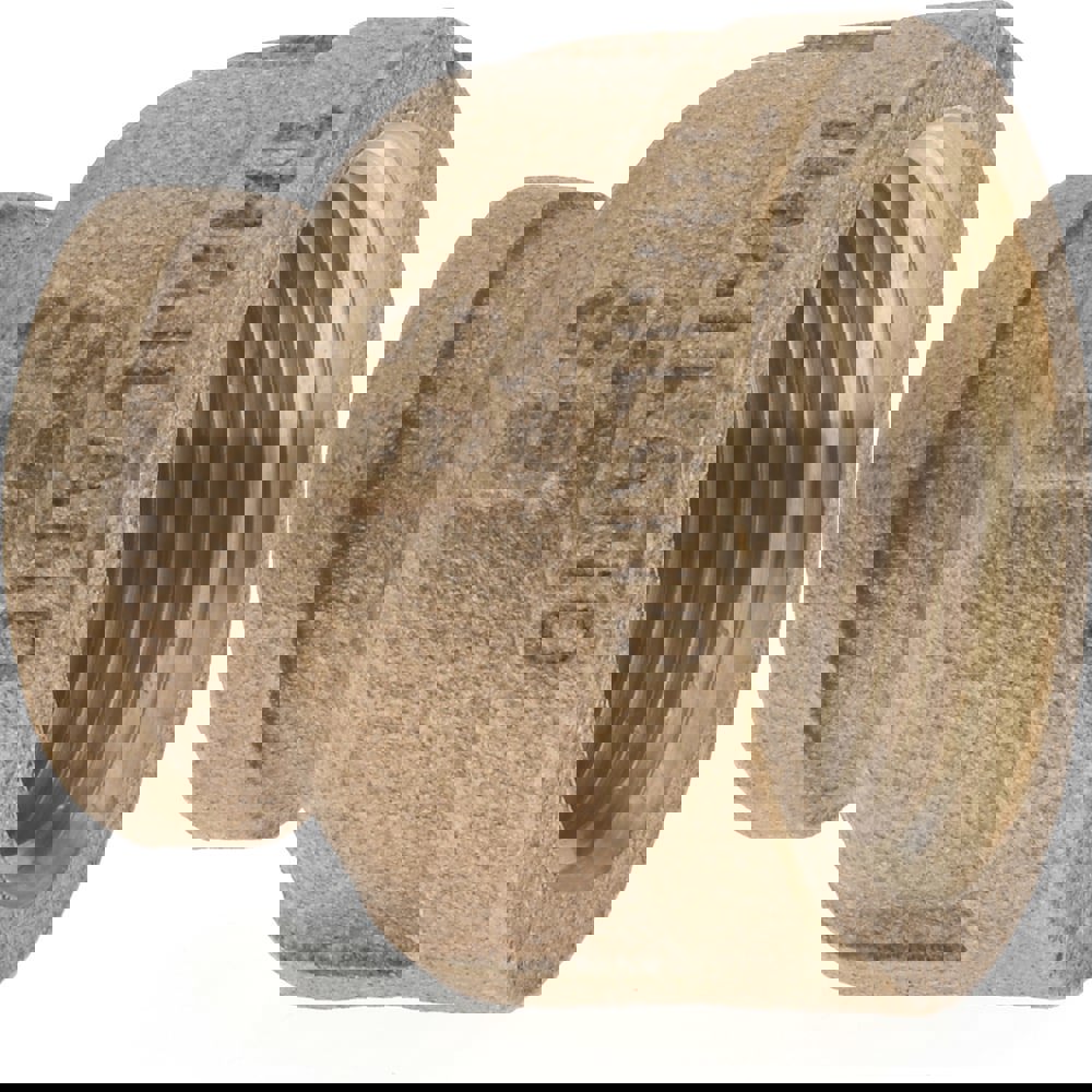 Brass Pipe Reducing Coupling: 1 x 1/2