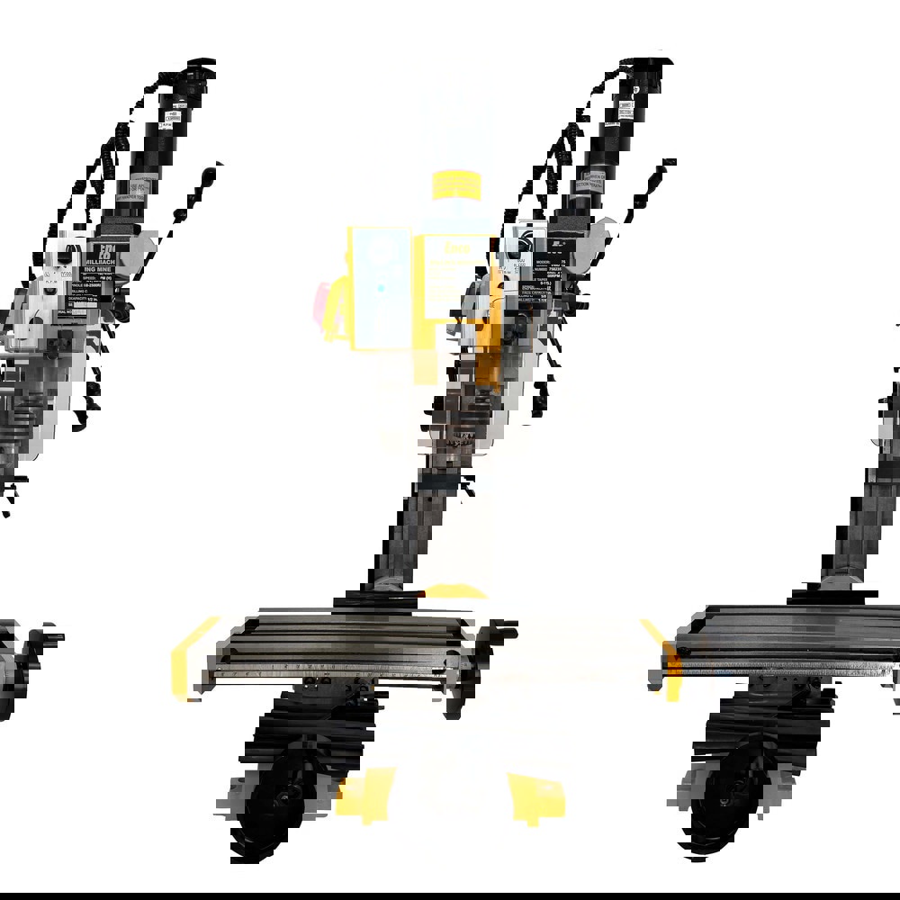 Mill Drill Machines; Drilling Capacity in Steel (Inch): 33/64 ; End Milling Capacity (Decimal Inch): 0.6299 ; Face Milling Capacity (Decimal Inch): 1.1811 ; Left-Hand Head Tilt (Degrees): 45.00 ; Right-Hand Head Tilt (Degrees): 45.00