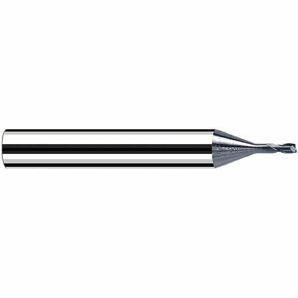Square End Mill: 0.50 mm Dia, 0.30 mm LOC, 2 Flute, Solid Carbide