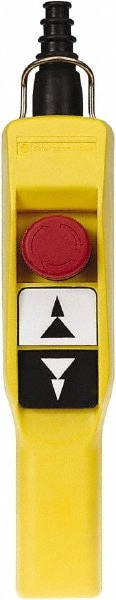 Pendant Control Station: Momentary, 2NO/1NC, Up, Down & Emergency Stop