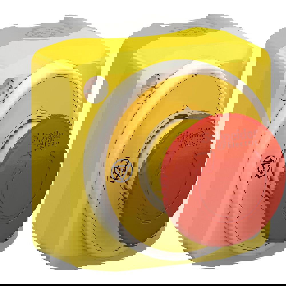 Pushbutton Control Stations; Control Station Type: Control Station ; Number of Operators: 1 ; Legend Markings: No Legend ; Switch Action: Turn to Release ; Contact Configuration: NO/2NC ; Operator Type: Mushroom Head