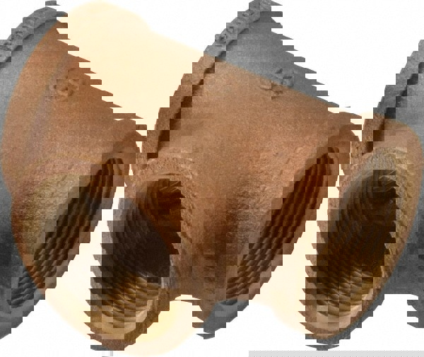 Brass Pipe Tee: 1-1/4