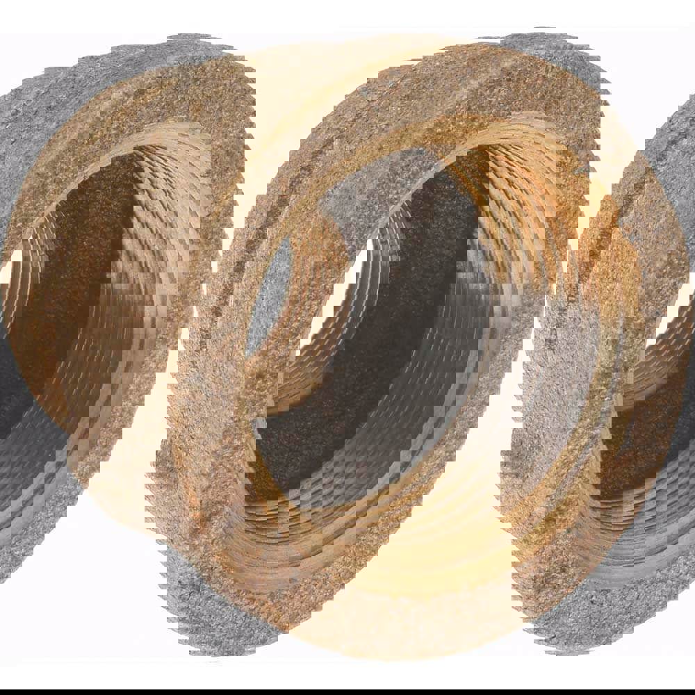 Brass Pipe Reducing Coupling: 3/4 x 3/8