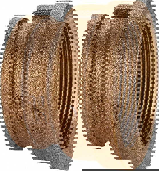 Brass Pipe Reducing Coupling: 2 x 1-1/2
