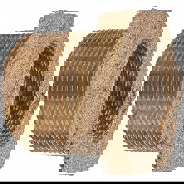 Brass Pipe Bushing: 1/2 x 3/8