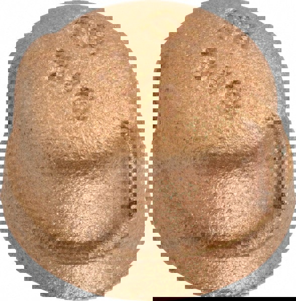 Brass Pipe End Cap: 3/8