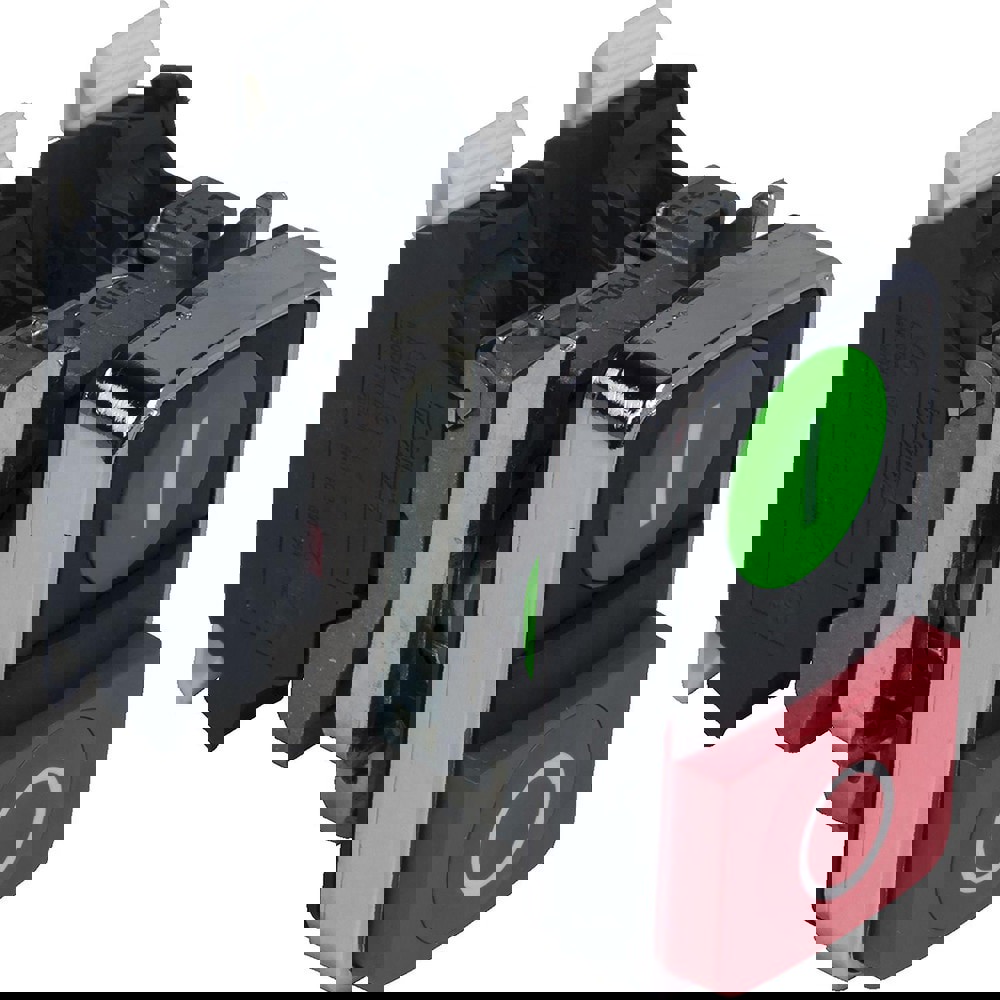 Pushbutton Switches; Mounting Hole Diameter (mm): 22.00 ; Switch Type: Push-Button Switches with Contact Blocks ; Terminal Type: Screw Clamp ; Amperage: 10 ; Voltage: 600V ; Operator Illumination: Non-Illuminated