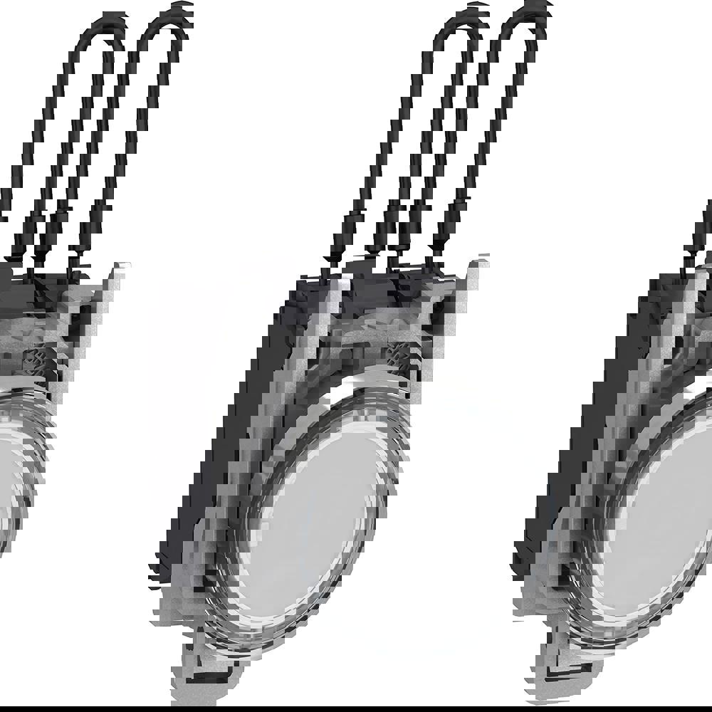 Pilot & Indicator Lights; Pilot Light Type: Press-to-Push Pilot Light ; Lamp Type: LED ; Light Color: White ; Voltage: 24.00V ; Overall Diameter: 0.870 ; Electrical Connection Type: Screw Clamp