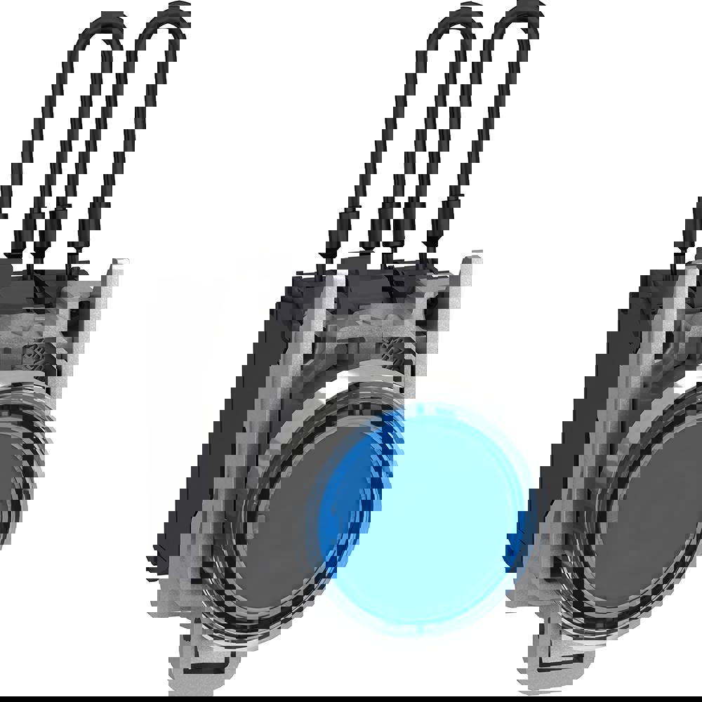 Pilot & Indicator Lights; Pilot Light Type: Press-to-Push Pilot Light ; Lamp Type: LED ; Light Color: Blue ; Voltage: 110.00V; 120.00V ; Overall Diameter: 0.870 ; Electrical Connection Type: Screw Clamp