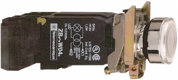 Push-Button Switch: 22 mm Mounting Hole Dia, Momentary (MO)