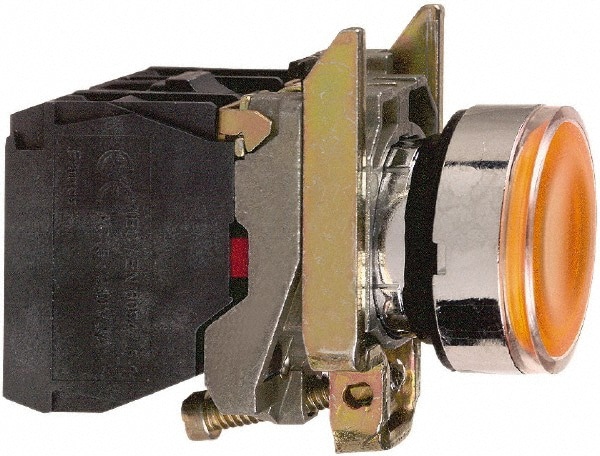 Push-Button Switch: 22 mm Mounting Hole Dia, Momentary (MO)