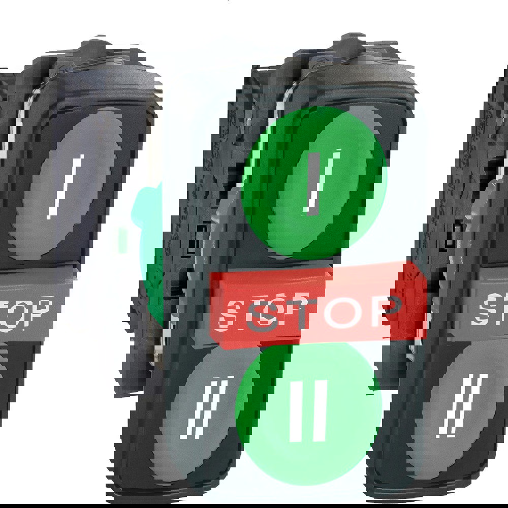 Pushbutton Switches; Mounting Hole Diameter (mm): 22.00 ; Switch Type: Push-Button Switches with Contact Blocks ; Terminal Type: Screw Clamp ; Amperage: 10 ; Voltage: 600V ; Operator Illumination: Non-Illuminated