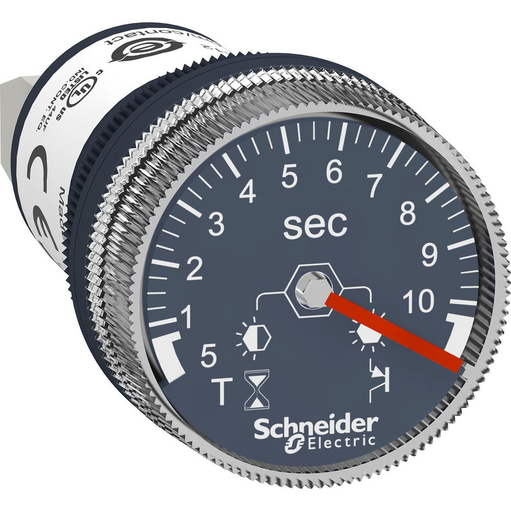 Timers; Timer Type: Panel-Mounted Timer ; Recommended Environment: Indoor ; Timing Range: 0.5 - 10 s ; Minimum On/Off Time: 0.5s ; Nema Rating: Not Rated ; Voltage: 24.00V