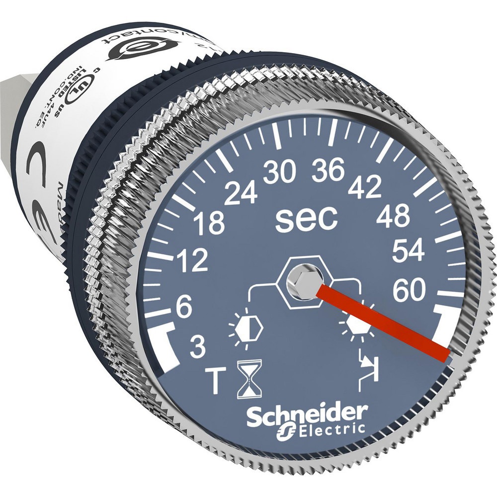 Timers; Timer Type: Panel-Mounted Timer ; Recommended Environment: Indoor ; Timing Range: 3 - 60 s ; Minimum On/Off Time: 0.5s ; Nema Rating: Not Rated ; Voltage: 24.00V