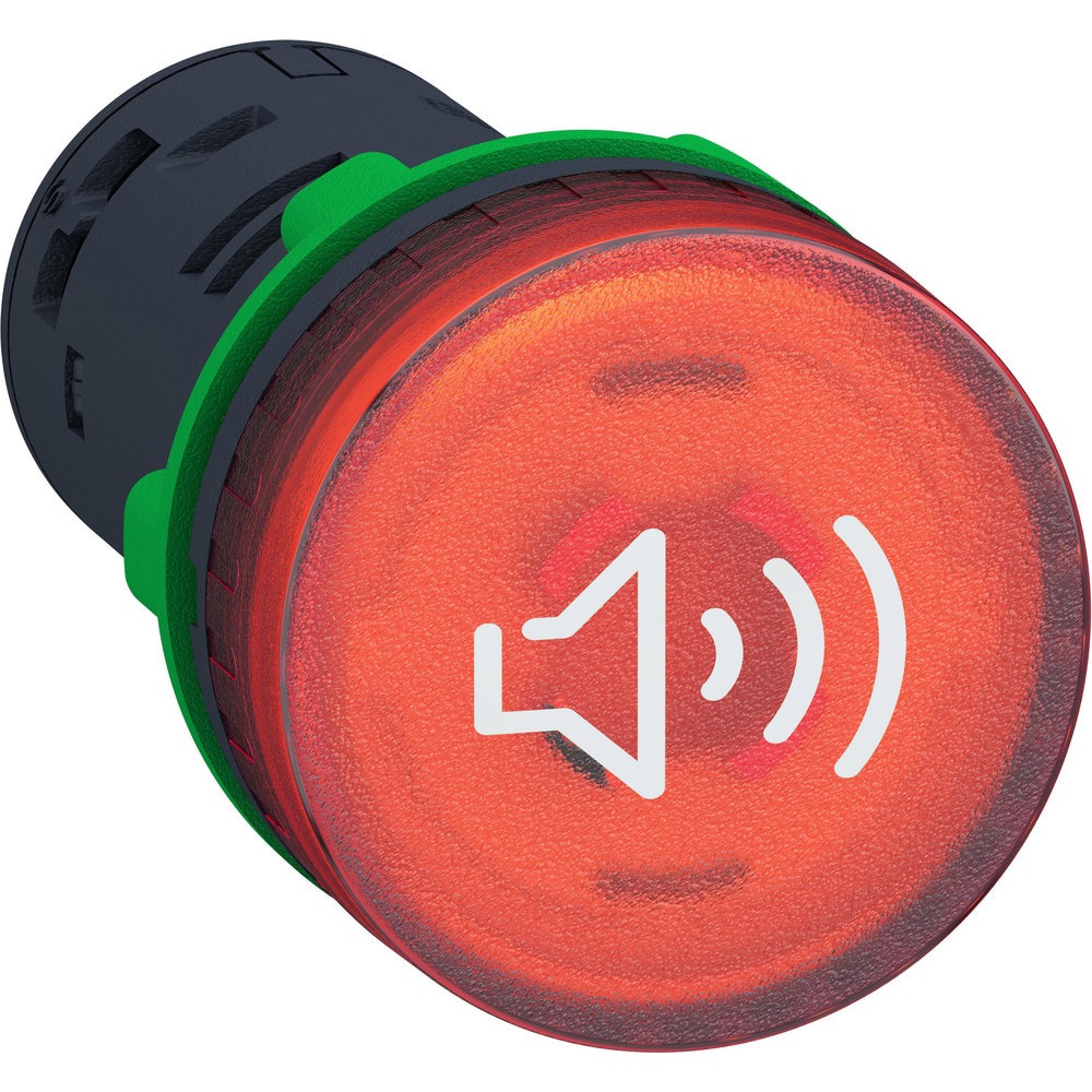 Sirens & Alarms; Product Type: Illuminated Buzzer ; Minimum Noise Level: 0 ; Maximum Noise Level: 90 ; Minimum Adjustable Output: 0 ; Maximum Adjustable Output: 90 ; Voltage: 110.00; 120.00