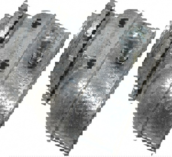 Conduit Connector: For FMC, Die Cast Zinc, 3/8