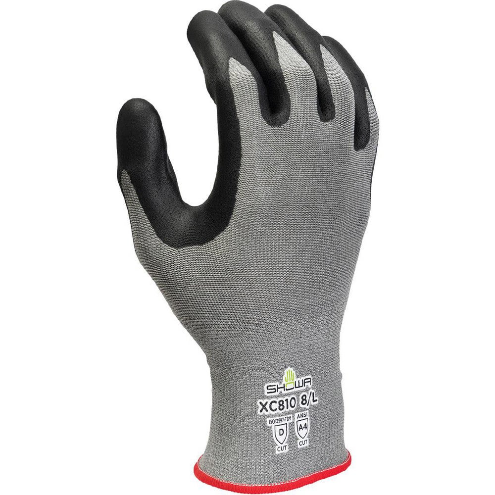 Cut & Puncture Resistant Gloves; Style: Knit ; Coating Material: Micropore Nitrile ; Coating Coverage: Palm & Fingertips ; Glove Type: Cut & Abrasion-Resistant ; ANSI/ISEA Cut Resistance Level: A4 ; Primary Material: HPPE