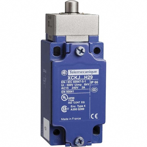 General Purpose Limit Switch: DP, NC, Roller Plunger, Side