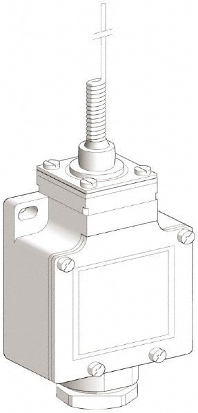 General Purpose Limit Switch: SPDT, NC, Cat Whisker, Top