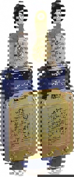 General Purpose Limit Switch: SPDT, NC, Roller Lever, Top