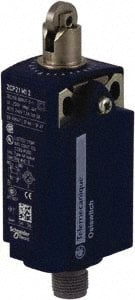 General Purpose Limit Switch: SPDT, NC, Roller Plunger, Top