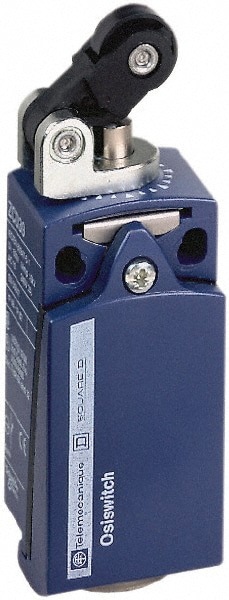 General Purpose Limit Switch: SPDT, NC, Roller Plunger, Top